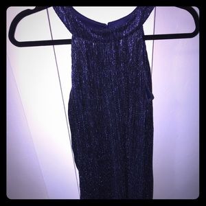Blue sparkly dress